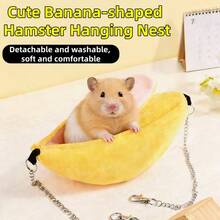 Võng treo cho thú cưng nhỏ mới, giường treo cho chuột hamster và sóc, tổ bằng cotton ấm áp và thoải mái, có sẵn hàng. - Xem 3