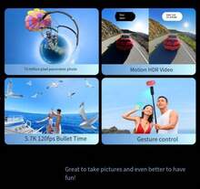 Insta360 X4 Panoramic Action Camera 8K HD Anti-Shake Waterproof Camera Vlog Motorcycle Riding Skiing Diving Lure Fishing Standard Kit - View 9