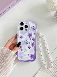 Ốp lưng điện thoại chống rơi, chất liệu TPU mềm dẻo, viền lượn sóng, họa tiết hoa rùa biển, kèm vòng tay hạt cườm thủ công, tương thích với iPhone XR/7/8, 15 Pro Max, 13, 14, 11. Tương thích với Galaxy S24, Galaxy S24+, Galaxy S24 Ultra, Galaxy S22, Galaxy A13 4G, Galaxy A52, Galaxy A52s 5G, Galaxy A23, Galaxy A35, Galaxy A25, Galaxy A73, Note 11, Note 11 Lite. - Nhiều màu - Xem 3