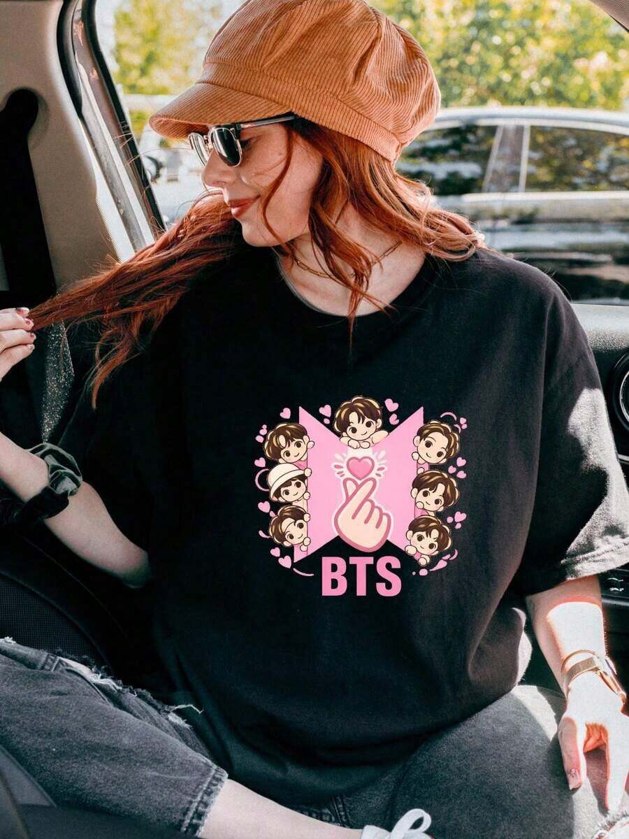 Women T-Shirts - Black - View 1