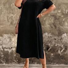 Women Long Dresses - 黑色 - 查看 5