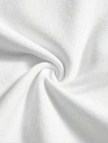 Camiseta Casual de Moda para Mujer, Estilo Boyfriend, con Estampado de Letras, Manga Corta, Ideal para Primavera y Verano, Camiseta Fresca y a la Moda. - Blanco - Ver 4