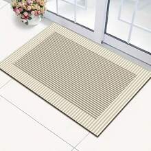 1 pieza Estilo nórdico - Parche a rayas - Alfombra elegante y multifuncional de alta gama, Alfombra de cocina, Felpudo de cocina, Alfombra de cocina, Felpudo, Alfombra pequeña, Alfombra, Alfombra pasillo, Alfombra de piso, Decoración del hogar, Alfombra de área, Alfombra de exterior, Alfombra de dormitorio, Alfombra lavable - Multicolor - Ver 15
