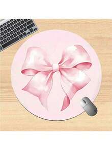 Alas Mouse Bulat untuk Meja Kantor, Alas Mouse Mini Kecil dengan Alas Karet Anti Selip, Cocok untuk Anak Perempuan dan Laki-laki, Alas Mouse Kreatif Lucu Anti Selip, Alas Meja Komputer E-Sports Bulat, Alas Mouse Gaming Kantor Sederhana - View 3