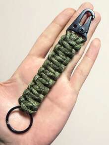XIANG YU 1 件 Paracord 钥匙扣登山扣，编织钥匙扣架，适用于户外露营钓鱼背包，适合男女汽车配件包饰背包，适合学校可爱哥特 Y2k - 彩色 - 查看 16