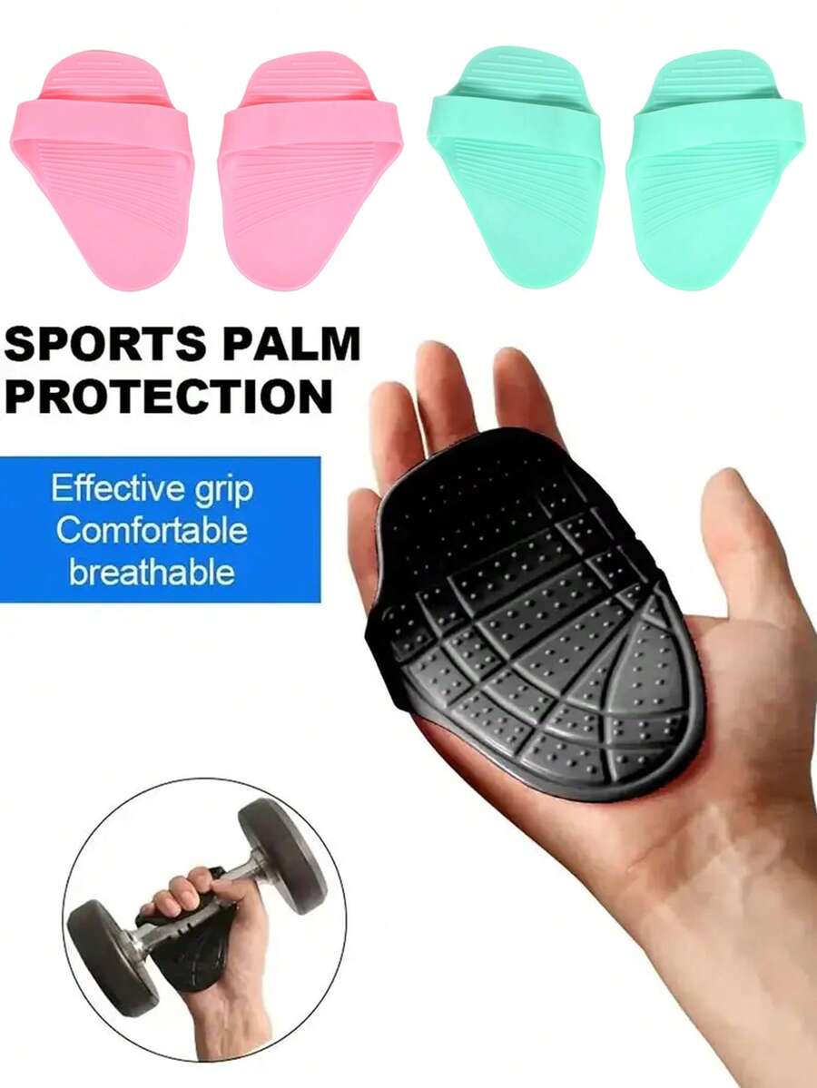 1 đôi găng tay tập thể dục bằng silicon dành cho nam và nữ, thoáng khí, chống trượt, giảm sốc, dùng cho tập tạ, nâng tạ. - Nhiều màu - Xem 1