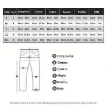 Pantalones vaqueros negros con roturas para mujer en talla grande, jeans ajustados que alargan visualmente las piernas​​​, Vaqueros ajustados elásticos con curvy - 2055 - Ver 8