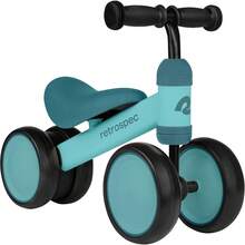 Retrospec - Bicicleta de Equilibrio con 4 Ruedas para niños de 12 a 24 Meses, Juguete de Bicicleta para niños de 1 año - Rosa (Sonrojo) - Ver 1