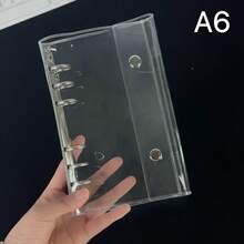 1 cuốn sổ tay bìa cứng trong suốt khổ A6/A7/M5, sổ dán sticker, FEINIBOOK, sổ kế hoạch PVC trong suốt tối giản, sổ nhật ký tự làm, giấy dán sticker PP trong suốt, thích hợp cho album K-Pop, sổ lưu niệm, sổ sticker, sổ kế hoạch, sổ tay, nhật ký, ghi nhớ, lập kế hoạch ngân sách, lập kế hoạch thời gian, đồ dùng học tập, chuẩn bị cho năm học mới. - Sách rời - Xem 3