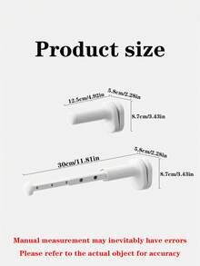 5-Hole Retractable Travel Clothes Hanger Rack, Adjustable Space-Saving Drying Rack With Rotating Clips - Suitable For Dorm, Bathroom And Closet, White Plastic Hanger - For Travelers, Home Hanging Clothes | Multifunctional Folding Drying Rack | Sturdy Grip Function, Retractable Clothes Rack No Drilling Needed For Balcony, Window, Villa Wall - Multicolor - View 5
