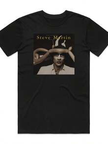 Camiseta de manga corta con cuello redondo informal de Steve  Lets Get Small Album Cover para hombre y mujer, cómoda y transpirable, para todas las estaciones, ropa diaria asequible y regalo perfecto para fans y amigos, estilo streetwear, envío local. Una camiseta de manga corta adecuada para el hogar, uso diario, fiestas y viajes, perfecta como regalo para amigos o familiares. - Negro - Ver 6