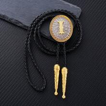 1 chiếc cà vạt kim loại tròn màu vàng, 26 chữ cái từ A đến Z, cà vạt kiểu bolo, phụ kiện cà vạt cho phù rể, tiệc tùng, đám cưới, phong cách miền Tây, cà vạt cao bồi đường phố dành cho nam giới, món quà lý tưởng. - Cà vạt Poirot hình bầu dục hai màu, 26 chữ cái từ A đến Z. - Xem 38