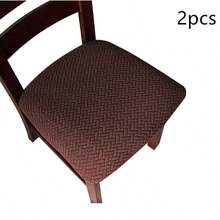 2/4pcs Stretch Seat Cushion Covers For Dining Room Chair Seat Slipcovers Kitchen Chair Covers - Multicolor - View 23