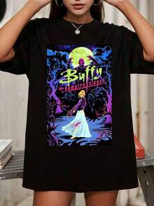 Women T-Shirts - Black - View 7