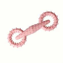 Dog Chew-Resistant Teething Stick Toy, Interactive Game Toy, Dental Cleaning Training Toy, Pet Supplies, Spiked Hand Cuffs, Chewing Toy - Green - View 5
