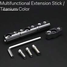 Motorcycle Handlebar Aluminum Alloy Off-Road Bike Handlebar With Foam Pad Grip, Suitable For Off-Road Vehicles, Mini Bikes, ATVs, Electric Motorcycles, Rear View Mirror Modification Parts, Crossbar, Headset, Balance Bar, Mirror Mount, Expansion Reinforcement Bracket - Multiple Styles - View 12