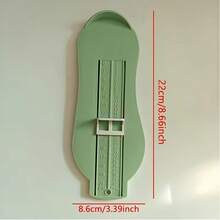 1 pieza Regla para medir pies. Escalas claras y precisas para una lectura fácil. El diseño ergonómico garantiza una medición precisa del pie. Ligero, duradero y portátil. Ideal para emparejar rápidamente el tamaño del zapato en casa. - Instrumento para medir los pies - Ver 4