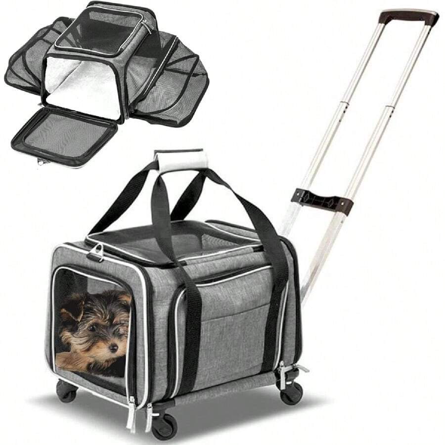 Pet Backpack - Grey - View 1