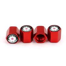 4 nắp van lốp xe hình hoa, nắp van lốp xe bằng kim loại, nắp van lốp xe hình hoa màu hồng đa năng - Nắp van - Xem 11