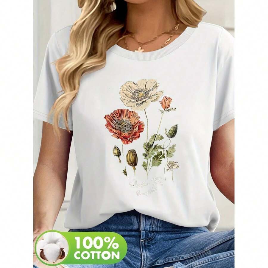 Women T-Shirts - White - View 1