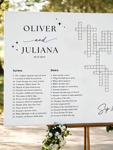 Customized Wedding Welcome Sign With Bride & Groom Photo Panel - Customizable PVC Board For Garden Decor, DIY Funny Wedding/Bridal Shower Sign, Photo Frame Panel For Engagement Party Gifts, Plastic Tabletop Or Wall Display - Multicolor - View 6