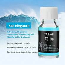 Car Perfume Refill Liquid Essential Oil Air Freshener Replenishment for Natural Plant Aroma Diffuser Fragrance Humidifier - Océano - Ver 8