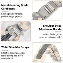 Baby Carrier For Newborns From Birth, On The Go Multifunctional, For Babies From 0 To 36 Months, Toddlers Up To 15 Kg - Tarnfarbe - View 3