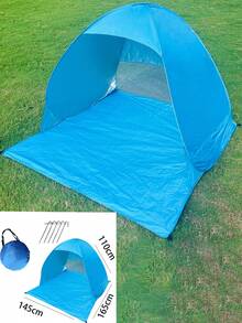 Our Lightweight And Portable Pop-Up Beach Tent Features UPF 50+ UV Protection! It Makes A Great Gift For Christmas, Halloween, Or Thanksgiving. - Multicolor - View 14