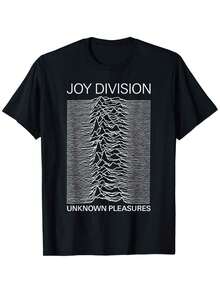 Joy Division Unknown Pleasures T-Shirt - Black - View 7