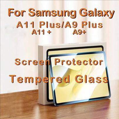 适用于三星 Galaxy Tab A11+ 11 英寸、Tab A9+ 11 英寸、Tab A11 Plus 11 英寸、Tab A9 Plus 11 英寸平板电脑的 2 片装屏幕保护膜，9H 钢化玻璃膜，高清