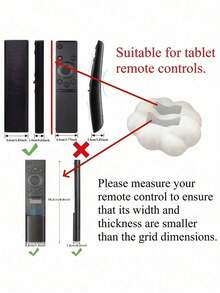 1 pieza Caja de almacenamiento en forma de nube para control remoto, soporte para control remoto, adecuado para control remoto de TV/AC, decoración de escritorio, decoración de sala de estar - Multicolor - Ver 9