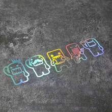 Funny Reflective Car Sticker Car Side Window Rear Windshield Decorative Waterproof Sticker Electric Motorcycle Notebook Sticker - 1 SET - View 14