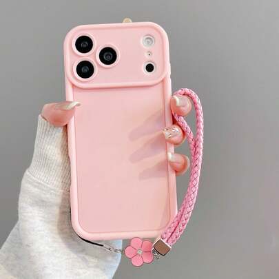 (Place An Order, Follow The Store And Favorite The Product To Get A Free Lanyard) Ladder Pink / Small Flower Lanyard / Free Gift Lanyard / Phone Case / Compatible With Apple 17/16/15 PRO MAX/15 PLUS/15 PRO/15/14 PRO MAX/14 PLUS/14 PRO/14/13 PRO MAX/13 PRO/13/12 PRO MAX/12 PRO/11 PRO/11/XS MAX