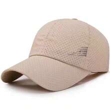 1pc Men's Breathable Mesh Baseball Cap, Adjustable Outdoor Sports Hat, Sun Protection, Casual For Spring/Autumn Travel, Beach, Party - Multicolor - View 20