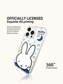 Miffy 透明磁吸無線充電手機殼，節日禮物手機殼，防滑防摔防指紋手機殼，適用於 IPhone17 17Air 17pro 17promax11 12 13 14 15 16pro 16promax 14Plus 15Plus 16Plus 16pro 16promox XR - 無色 - 查看 4