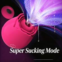 RUIJU Rose Sucking Vibrator For Women - Rechargeable Clitoral Stimulator With 8 Suction Modes, Ergonomic Design, Battery-Powered Adult Toy For Couples, Pleasure & Discreet Use, Vibrator For Women, Intimate Pleasure, Sleek Design, Durable Construction - 多款式 - 查看 3