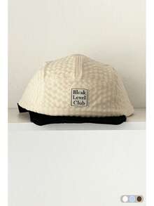 Soft Crown Street Plaid Baseball Cap, Unisex Flat Brim Peaked Hat, Spring Summer Outdoor Camping Breathable Quick-Dry Cap - Blcak Label - View 5