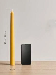 4支25厘米长尖头香氛蜡烛，无烟香氛蜡烛，图标蜡烛，烛台，烛光晚餐蜡烛，家居装饰，节日蜡烛，多色蜡烛系列，浪漫晚宴，婚礼餐桌装饰，毕业典礼 - 25cm尖頭長桿 - 查看 5