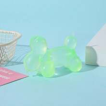 Solid Color Balloon Dog Maltose Candy Soft Squeeze Toy, Slow Rebound Soft Rubber Stress Relief Squeeze Decor, Anxiety Relief Daily Relaxation - Multicolor - View 5