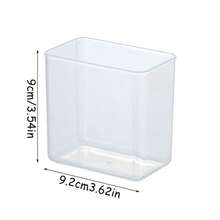 1/6/12PCS Transparent Wall Mounted Storage Box, Baby Room Desktop Hair Accessories Storage, Bathroom Wall Mounted Multifunctional Storage Supplies - Multicolor - View 3