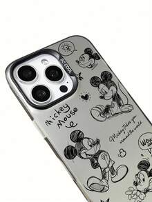迪士尼米奇手机壳，防摔防滑，送给朋友的礼物，适用于iPhone 17/17Air/17Pro/17ProMax/11/12/13/14/15/16Pro/16ProMax/14Plus/15Plus/16Plus/15Pro/16ProMax/XR - 黑色 - 查看 8