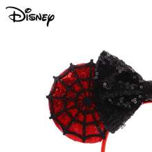 Băng đô tai chuột Mickey của Disney với nơ đen đỏ hình mạng nhện, phụ kiện chụp ảnh giá trị cao, đa chức năng thiết thực, vật dụng cần thiết cho các bữa tiệc công viên giải trí ngoài trời, phù hợp cho sử dụng hàng ngày/sinh nhật/ngày lễ, phụ kiện trang phục, trang trí tiệc sinh nhật, vật dụng cần thiết ở khách sạn, phụ kiện phong cách cổ tích dễ thương. - Xem 3