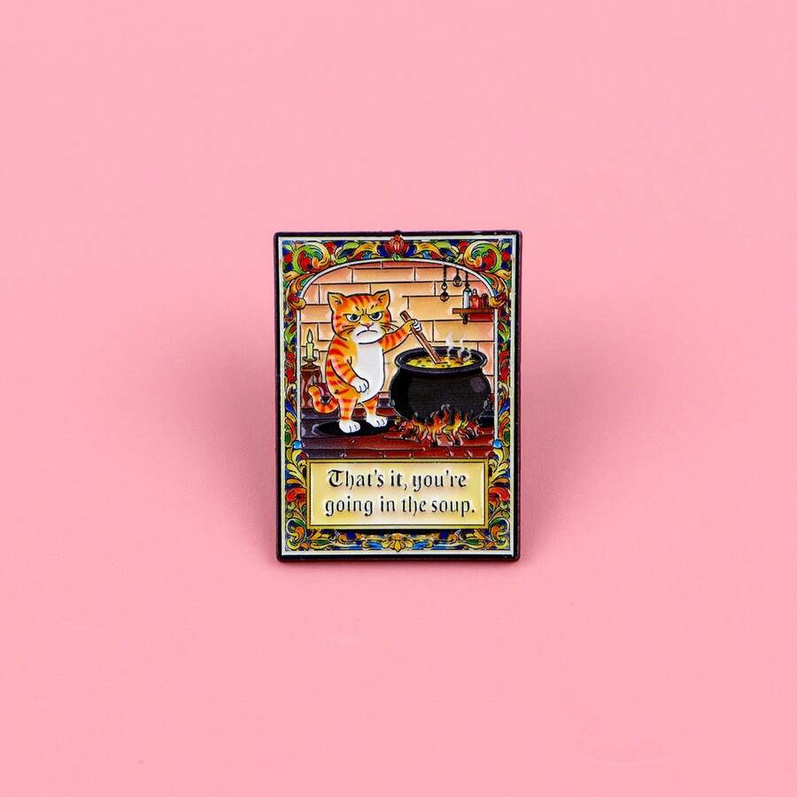 Lapel Pin Enamel Badge Brooch Suitable For Backpacks And Bags, Cool Decoration, Gift For Friends - Multicolor - View 1