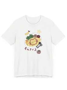 La nueva colección Primavera/Verano 2026 presenta ropa elegante para mujer, camisetas sexys de manga corta para damas y camisetas originales con temática de gatos de dibujos animados y patrones japoneses.Estas camisetas lindas y divertidas son cómodas y perfectas para el uso diario informal. - Blanco - Ver 1