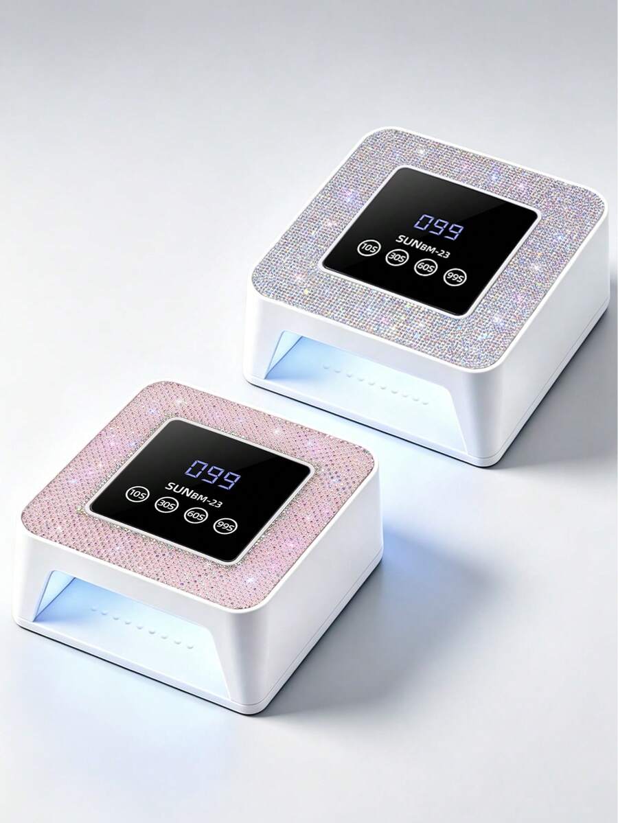 LIMEGIRL SUN BM-23 钻石水钻 UV LED 美甲灯，USB 接口，4 档定时设置，快速固化美甲灯，适用于美甲沙龙和家庭使用