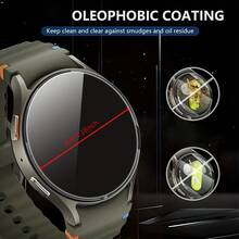 3pcs Screen Protector - 9H Hardness Anti-Scratch, Ultra-Clear Display, Anti-Fingerprint Coating, Tempered Glass Material, Protect Watch Screen From Scratches And Wear, Transparent Color, Suitable For Samsung Watch 7/8 Series, Ideal For Tech Enthusiasts And Outdoor Sports Lovers - 3pcs Tempered Glass Screen Protector, Transparent - View 5
