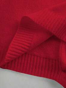 Cárdigan de mujer de manga larga, cuello redondo, suelto y corto, de unicolor, cómodo y acogedor, ideal para el uso diario, en color amarillo mantequilla para otoño/invierno - Multicolor - Ver 6