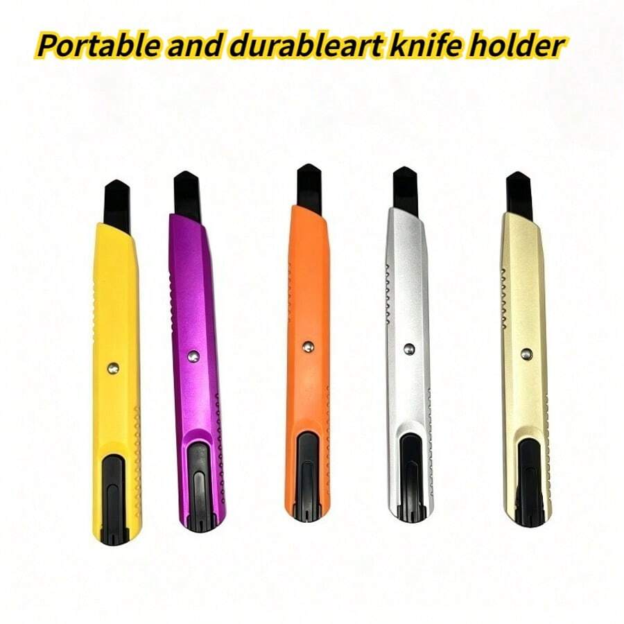 5 Colors Durable Material Utility Knife Holder (Blades Not Included), Portable Design, Car Tool Wallpaper Cutter Holder, Decal Cutting Tool, Knife Holder Without Sharp Blades - Utility Knife (without Blade) - View 1