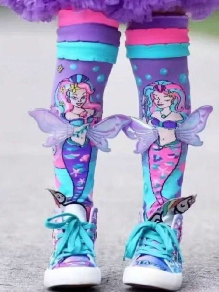 3D Fun Kids' High-Top Socks, One Size, Random Colors, Boy Or Girl MI 3D - A2 - View 1