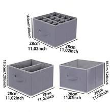 1pc/2pcs/4pcs Hanging Closet Organizer, 5-Tier Design With 3 Drawers And Side Pockets, Suitable For Dorm, Bedroom And Closet Organization, Fits Sweaters, Shirts, Shoes And Other Items, Comes With Hanging Multi-Layer Storage Bag And Clothing Hooks, Suitable For Clothing/Shoes Storage, Ideal For Closet, Home Storage, Multi-Layer Hanging Storage Bag - View 7